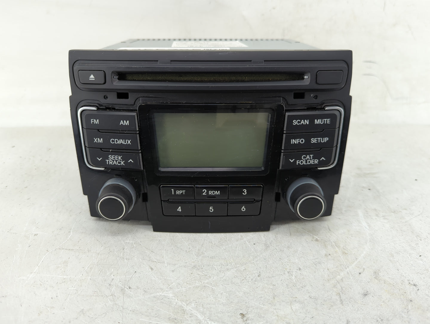 2011 Hyundai Sonata Radio AM FM Cd Player Receiver Replacement P/N:96180-3Q000 Fits OEM Used Auto Parts - Oemusedautoparts1.