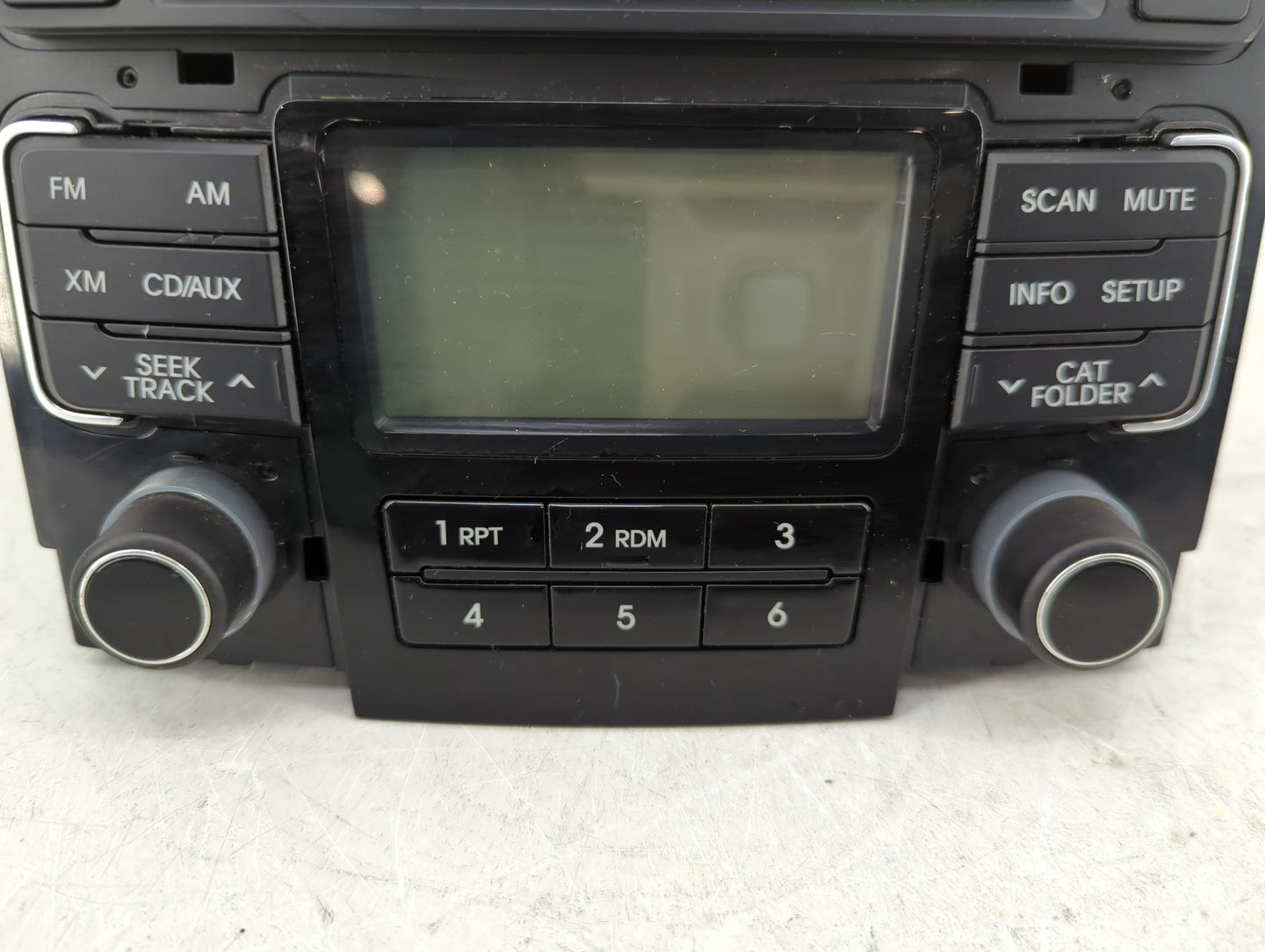 2011 Hyundai Sonata Radio AM FM Cd Player Receiver Replacement P/N:96180-3Q000 Fits OEM Used Auto Parts - Oemusedautoparts1.