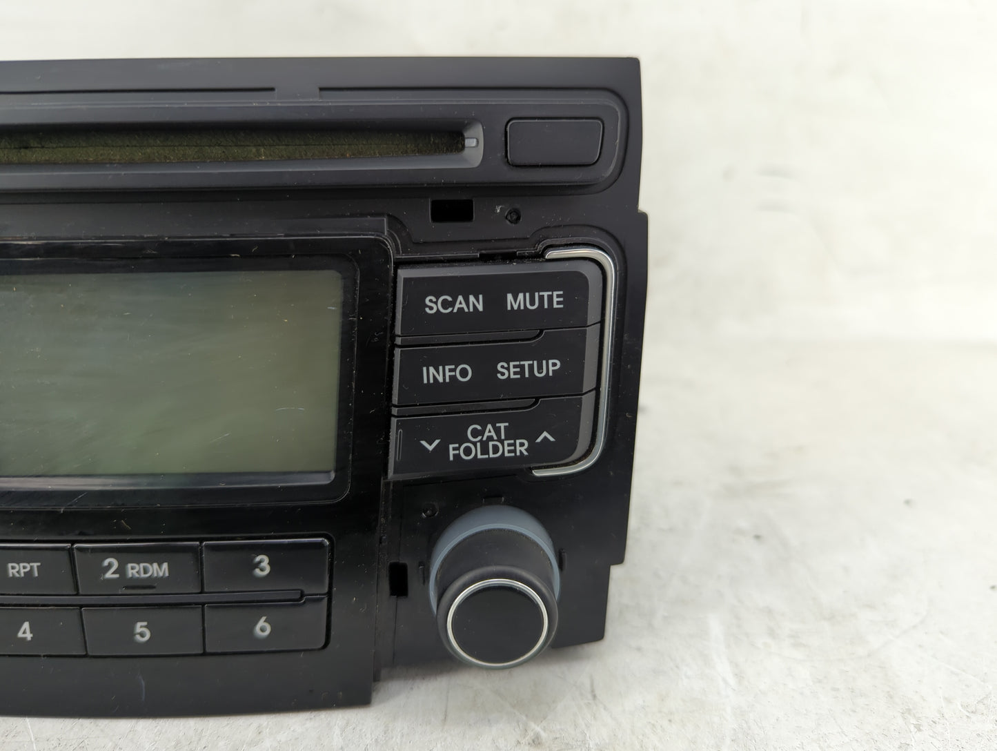 2011 Hyundai Sonata Radio AM FM Cd Player Receiver Replacement P/N:96180-3Q000 Fits OEM Used Auto Parts - Oemusedautoparts1.