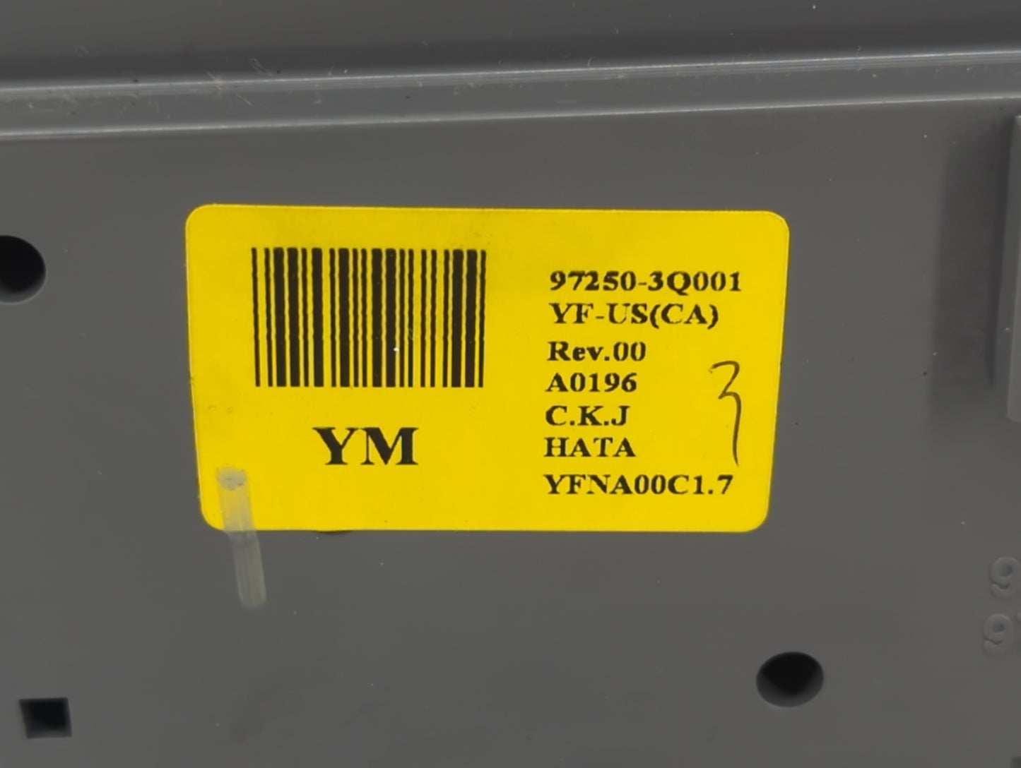 2011-2013 Hyundai Sonata Climate Control Module Temperature AC/Heater Replacement P/N:97250-3Q001 Fits Fits 2011 2012 2013 O