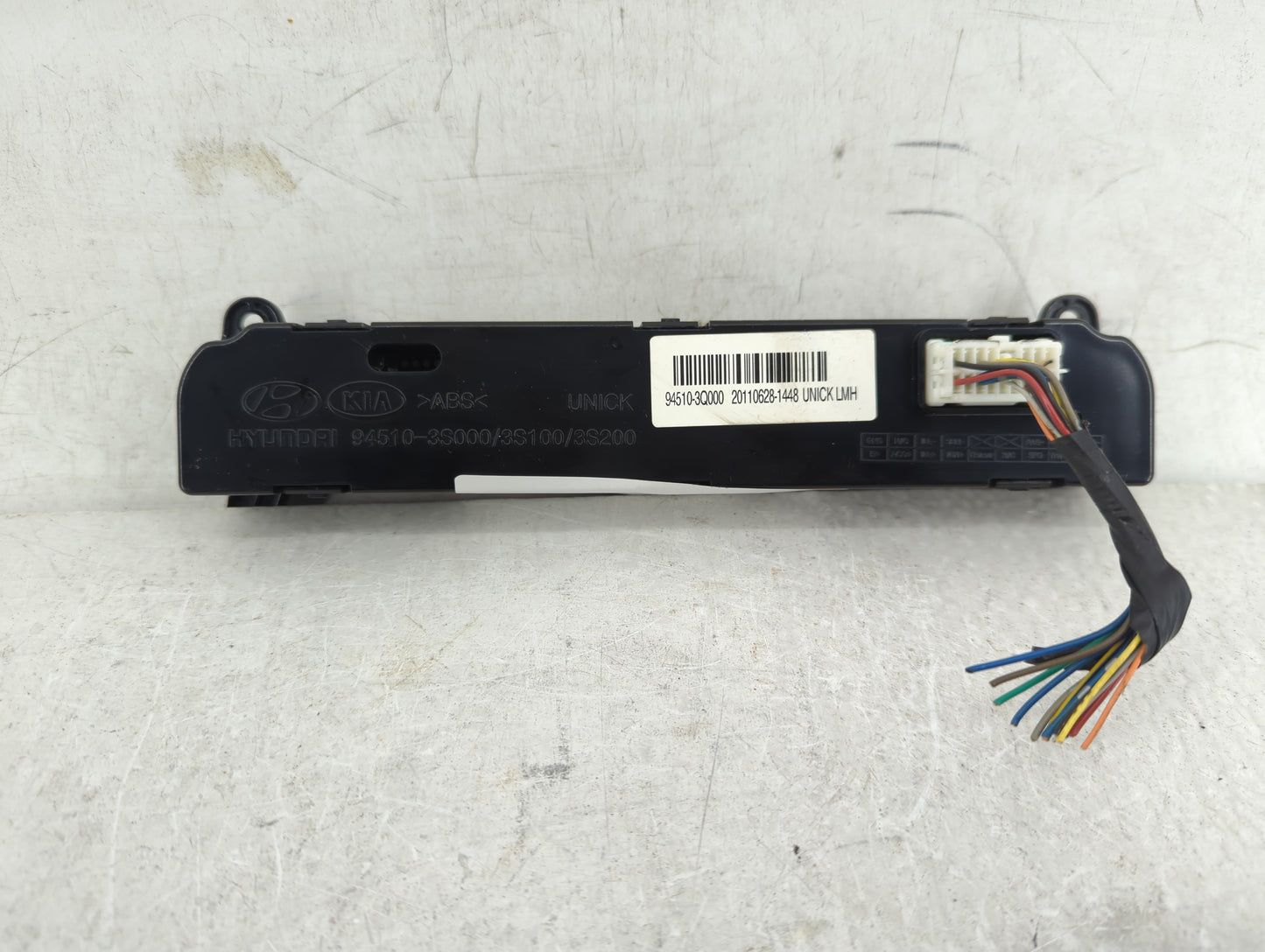 2011 Hyundai Sonata Digitial Dash Clock P/N:94510-3Q000 Fits OEM Used Auto Parts - Oemusedautoparts1.com