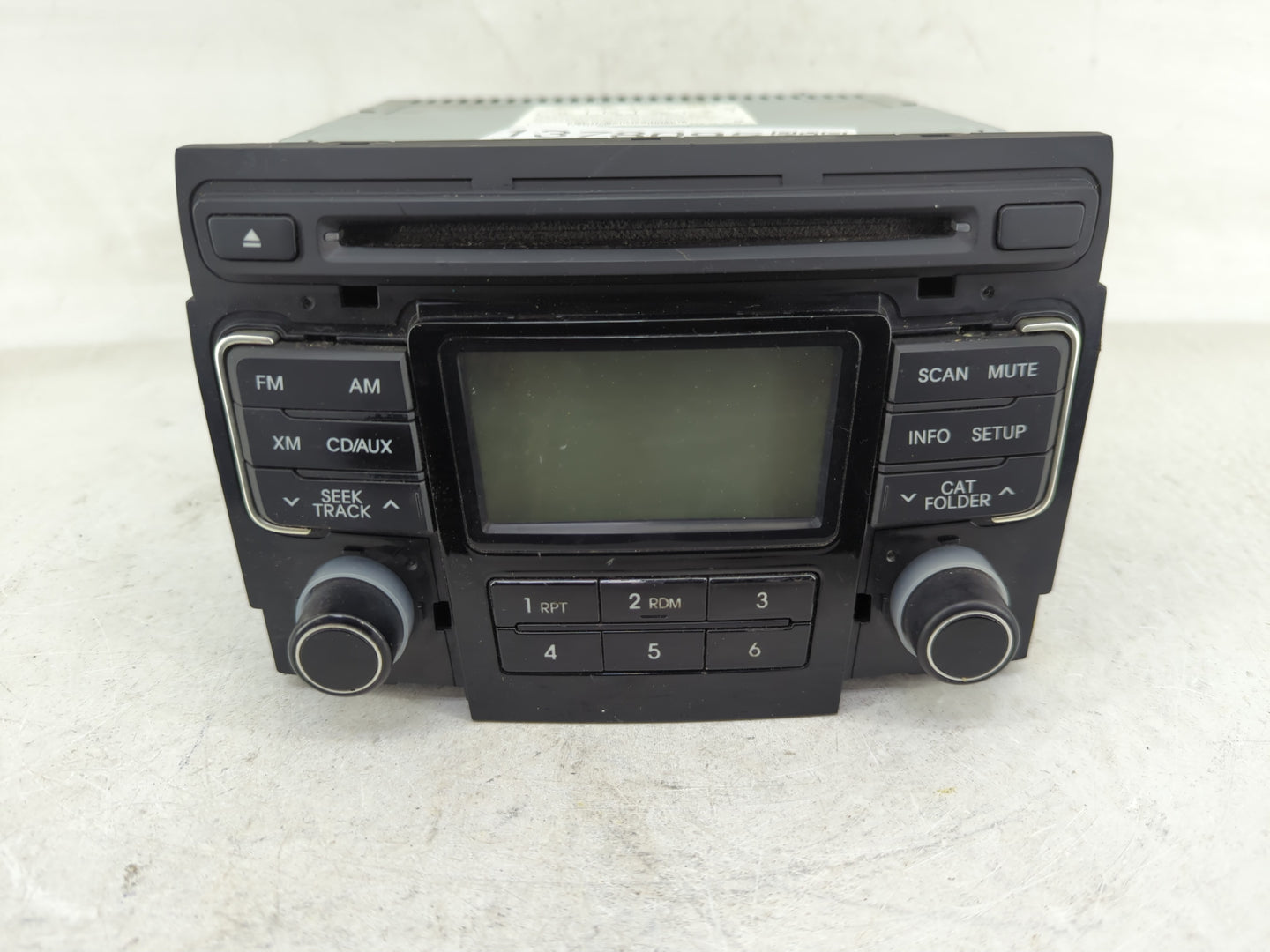 2011 Hyundai Sonata Radio AM FM Cd Player Receiver Replacement P/N:96180-3Q000 Fits OEM Used Auto Parts - Oemusedautoparts1.
