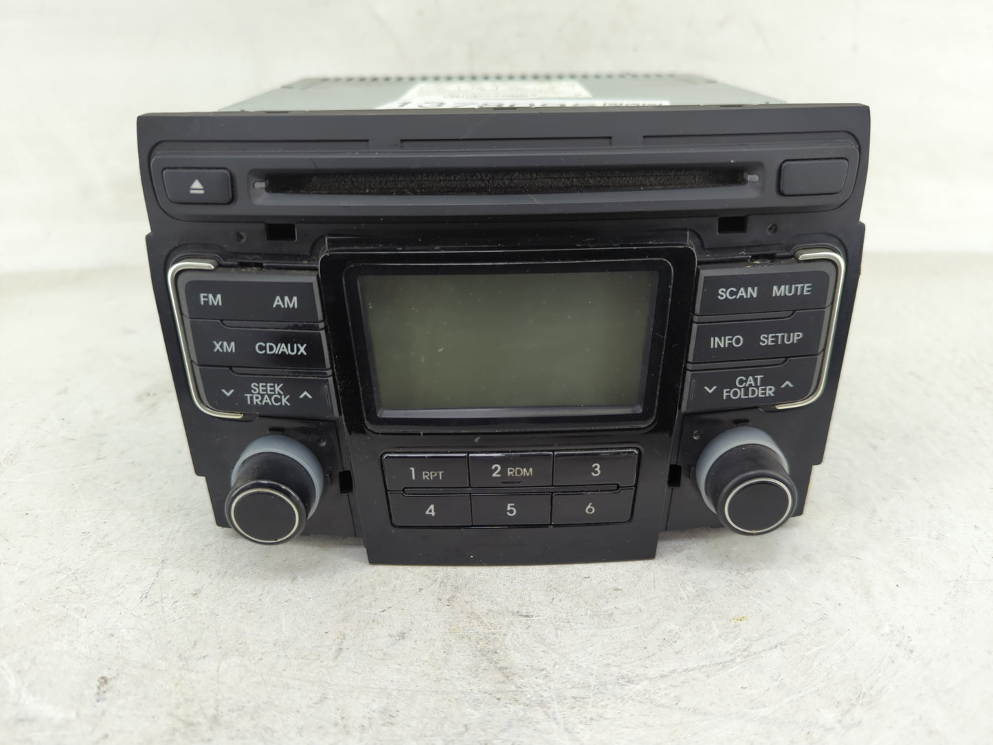 2011 Hyundai Sonata Radio AM FM Cd Player Receiver Replacement P/N:96180-3Q000 Fits OEM Used Auto Parts - Oemusedautoparts1.