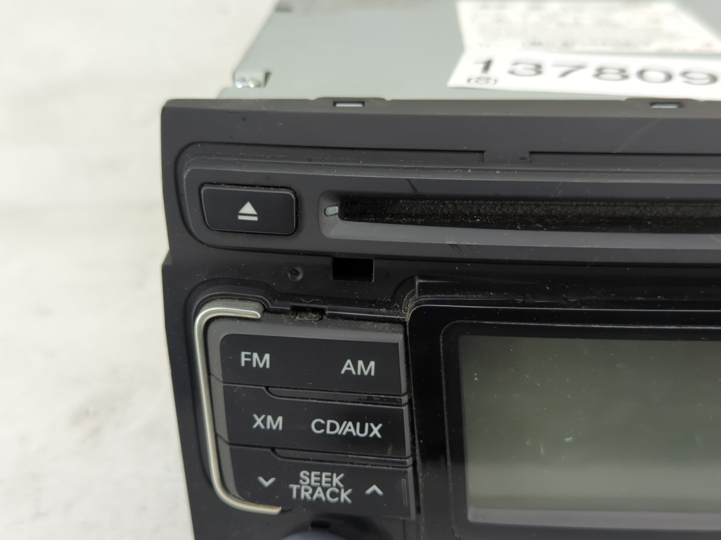 2011 Hyundai Sonata Radio AM FM Cd Player Receiver Replacement P/N:96180-3Q000 Fits OEM Used Auto Parts - Oemusedautoparts1.