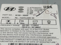 2011 Hyundai Sonata Radio AM FM Cd Player Receiver Replacement P/N:96180-3Q000 Fits OEM Used Auto Parts - Oemusedautoparts1.