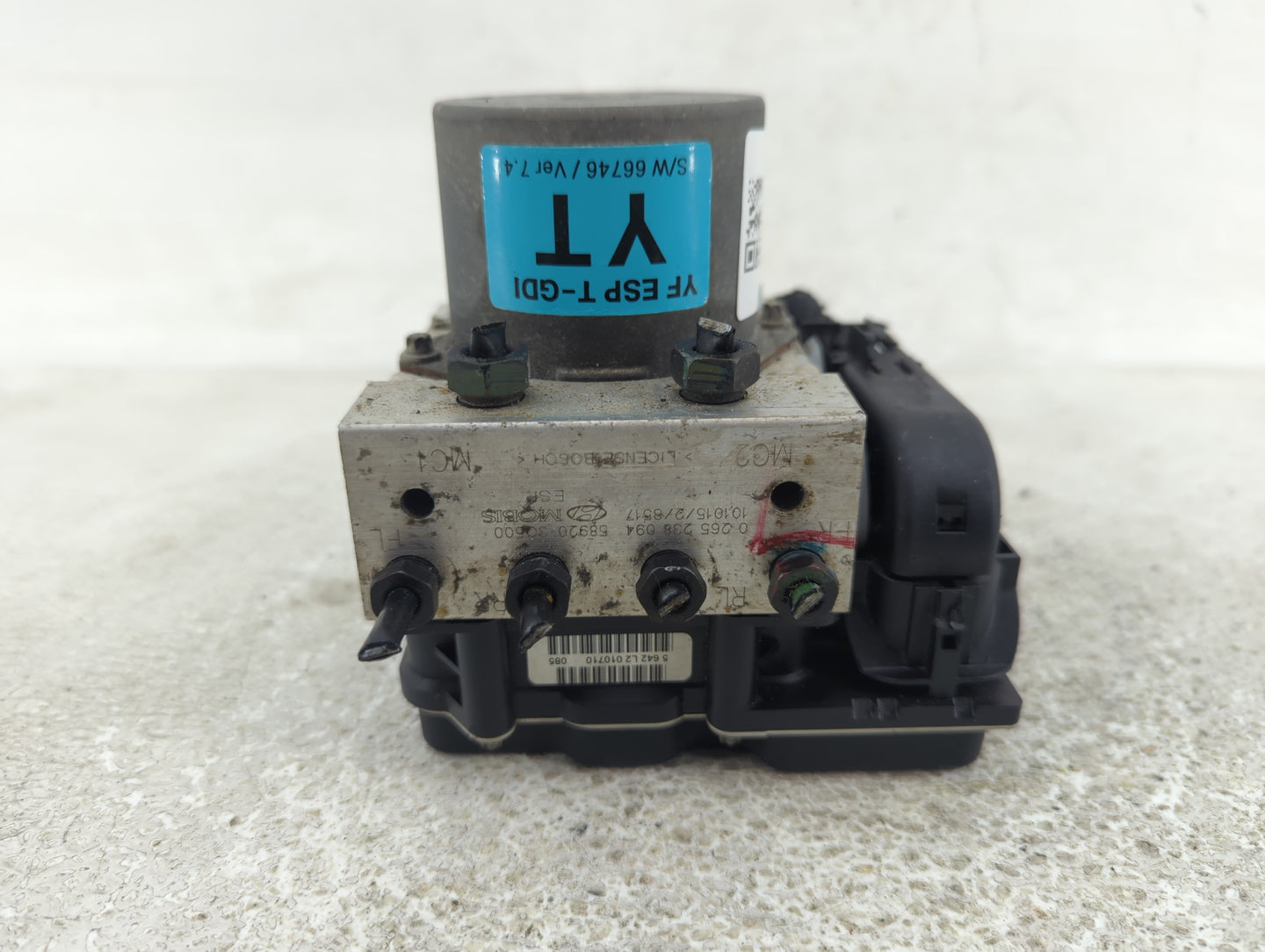 2011-2013 Hyundai Sonata ABS Pump Control Module Replacement P/N:0 265 238 094 58920-3Q500 Fits Fits 2011 2012 2013 OEM Used