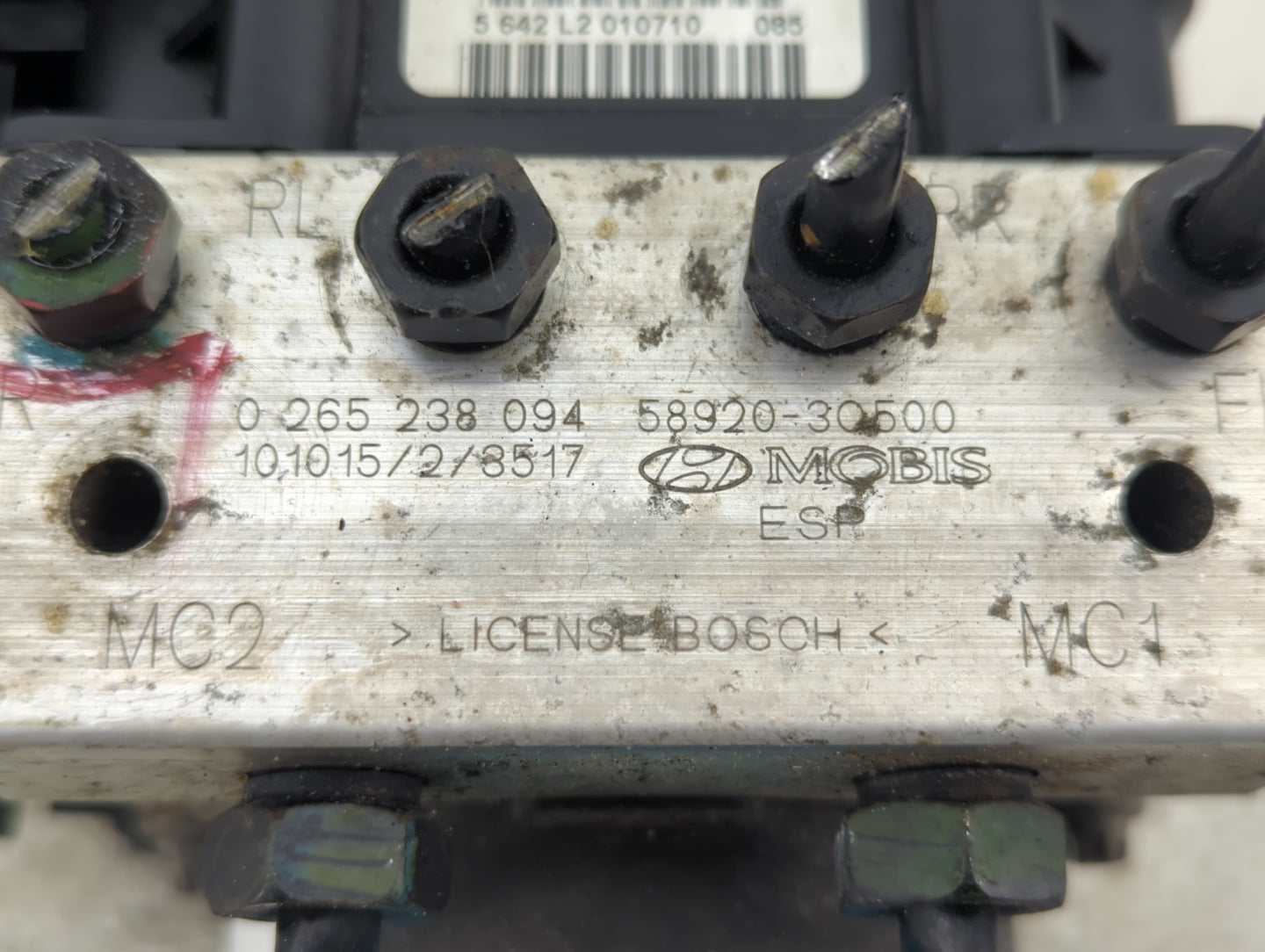 2011-2013 Hyundai Sonata ABS Pump Control Module Replacement P/N:0 265 238 094 58920-3Q500 Fits Fits 2011 2012 2013 OEM Used
