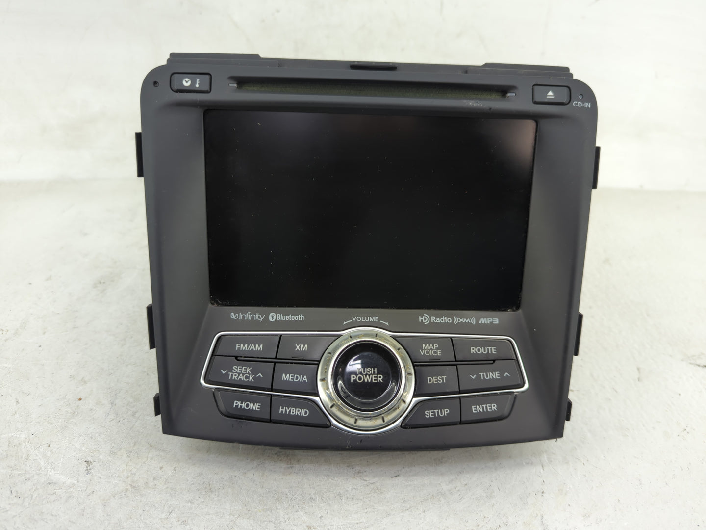 2011-2012 Hyundai Sonata Radio AM FM Cd Player Receiver Replacement P/N:96560-4R7004X Fits Fits 2011 2012 OEM Used Auto Part
