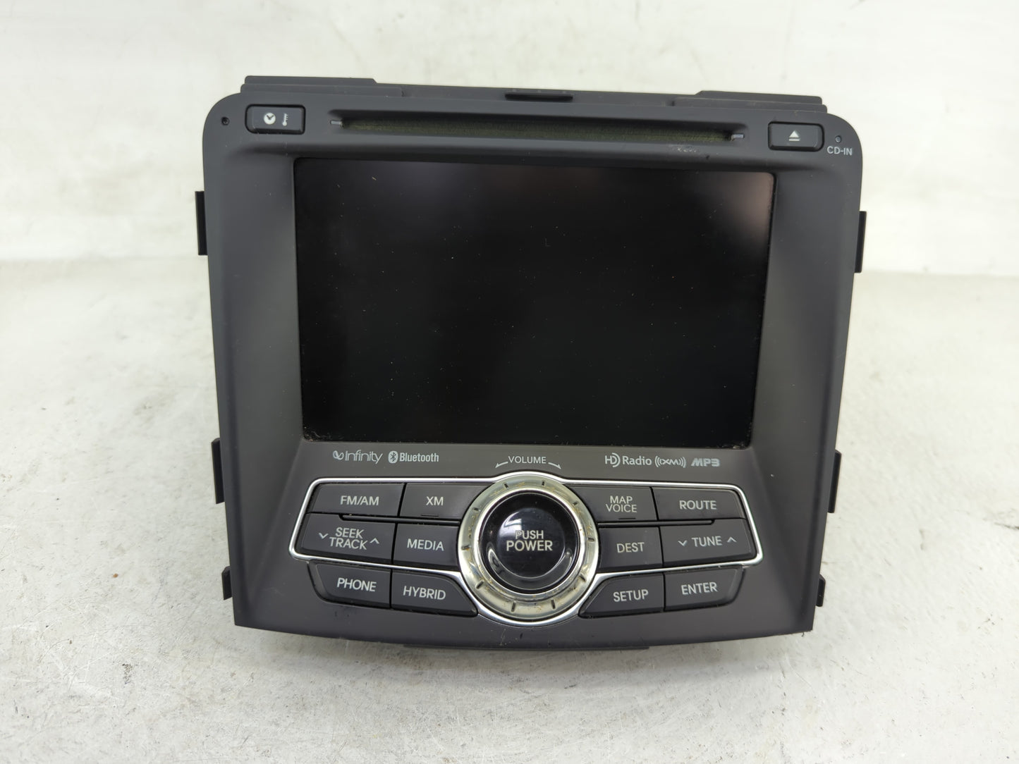 2011-2012 Hyundai Sonata Radio AM FM Cd Player Receiver Replacement P/N:96560-4R7004X Fits Fits 2011 2012 OEM Used Auto Part