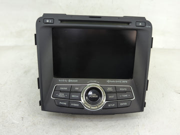 2011-2012 Hyundai Sonata Radio AM FM Cd Player Receiver Replacement P/N:96560-4R7004X Fits Fits 2011 2012 OEM Used Auto Part