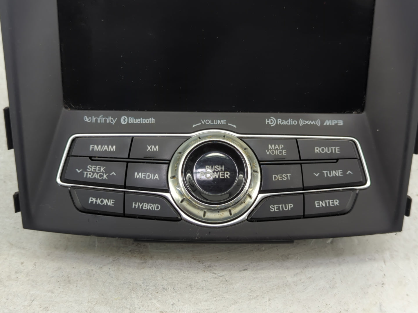 2011-2012 Hyundai Sonata Radio AM FM Cd Player Receiver Replacement P/N:96560-4R7004X Fits Fits 2011 2012 OEM Used Auto Part