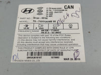 2011-2015 Hyundai Sonata Radio AM FM Cd Player Receiver Replacement P/N:96180-3Q100 Fits Fits 2011 2012 2013 2014 2015 OEM U
