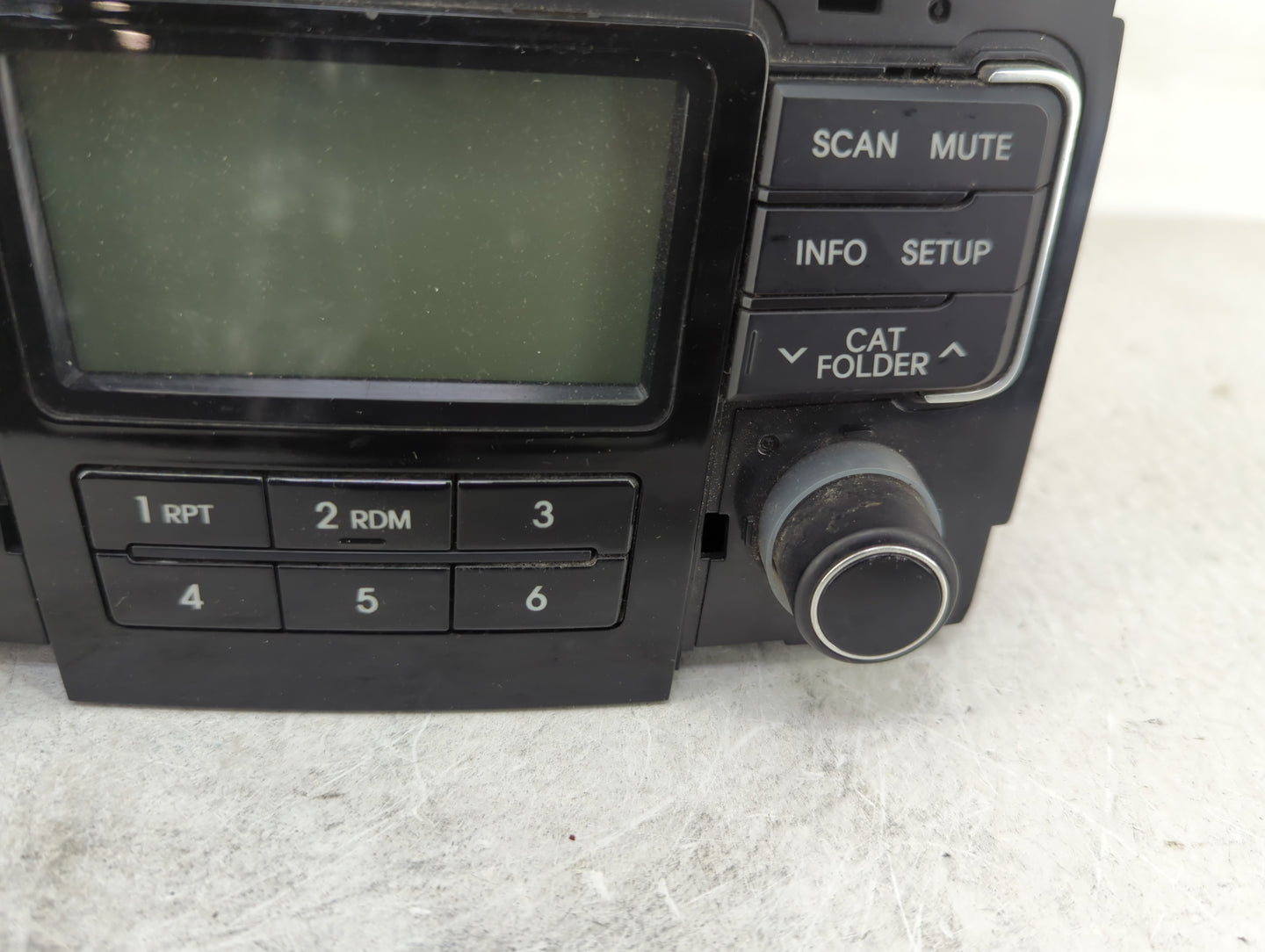2011 Hyundai Sonata Radio AM FM Cd Player Receiver Replacement P/N:96180-3Q000 Fits OEM Used Auto Parts - Oemusedautoparts1.