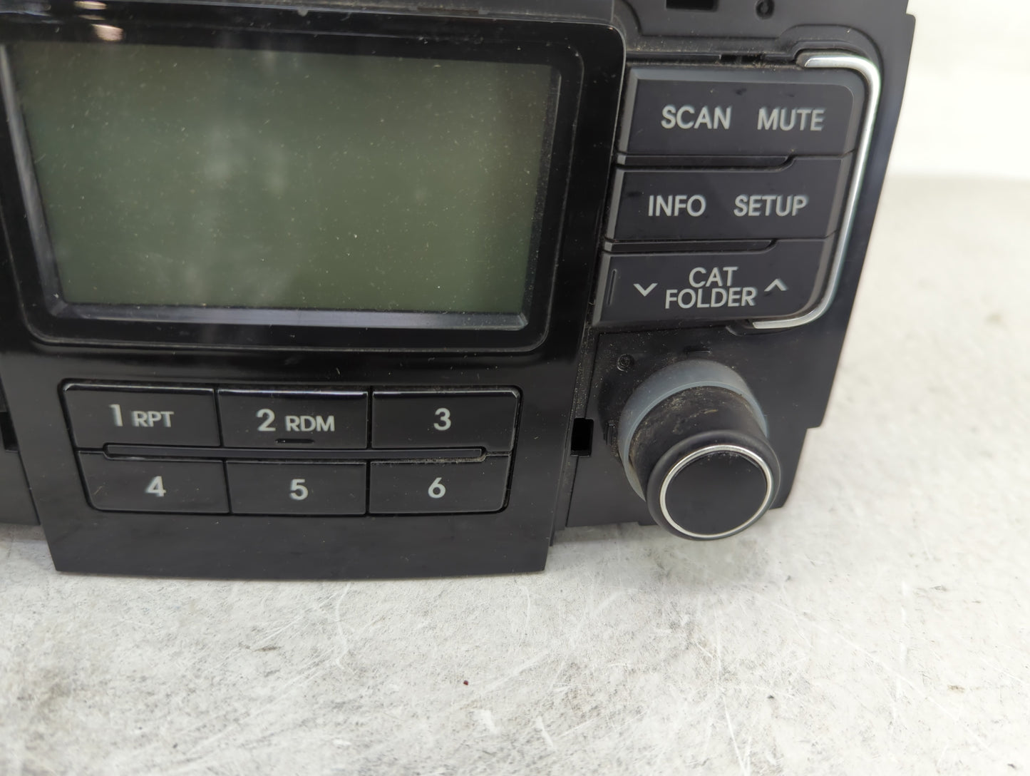 2011 Hyundai Sonata Radio AM FM Cd Player Receiver Replacement P/N:96180-3Q000 Fits OEM Used Auto Parts - Oemusedautoparts1.