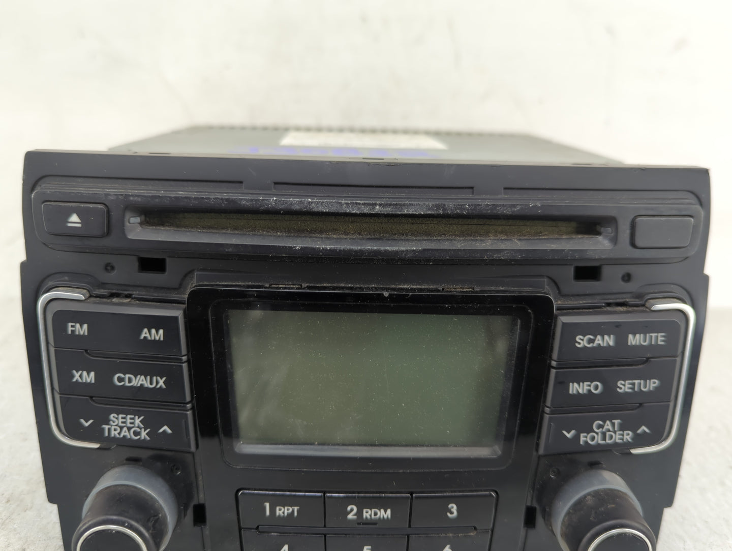 2011 Hyundai Sonata Radio AM FM Cd Player Receiver Replacement P/N:96180-3Q000 Fits OEM Used Auto Parts - Oemusedautoparts1.