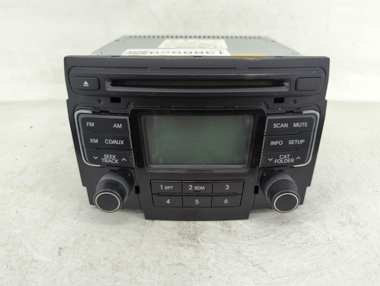 2011-2015 Hyundai Sonata Radio AM FM Cd Player Receiver Replacement P/N:96180-3Q001 Fits Fits 2011 2012 2013 2014 2015 OEM U