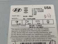2011-2015 Hyundai Sonata Radio AM FM Cd Player Receiver Replacement P/N:96180-3Q001 Fits Fits 2011 2012 2013 2014 2015 OEM U
