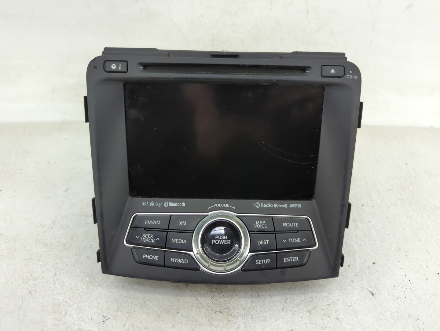 2011-2012 Hyundai Sonata Radio AM FM Cd Player Receiver Replacement P/N:96560-4R7004X Fits Fits 2011 2012 OEM Used Auto Part