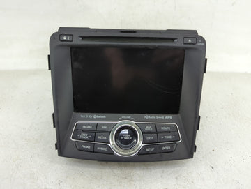 2011-2012 Hyundai Sonata Radio AM FM Cd Player Receiver Replacement P/N:96560-4R7004X Fits Fits 2011 2012 OEM Used Auto Part