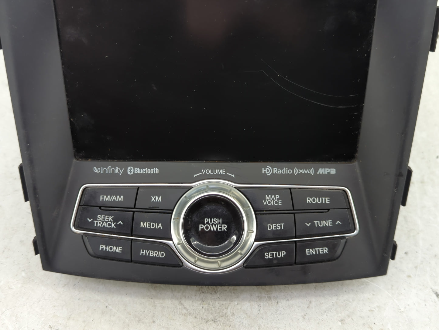 2011-2012 Hyundai Sonata Radio AM FM Cd Player Receiver Replacement P/N:96560-4R7004X Fits Fits 2011 2012 OEM Used Auto Part