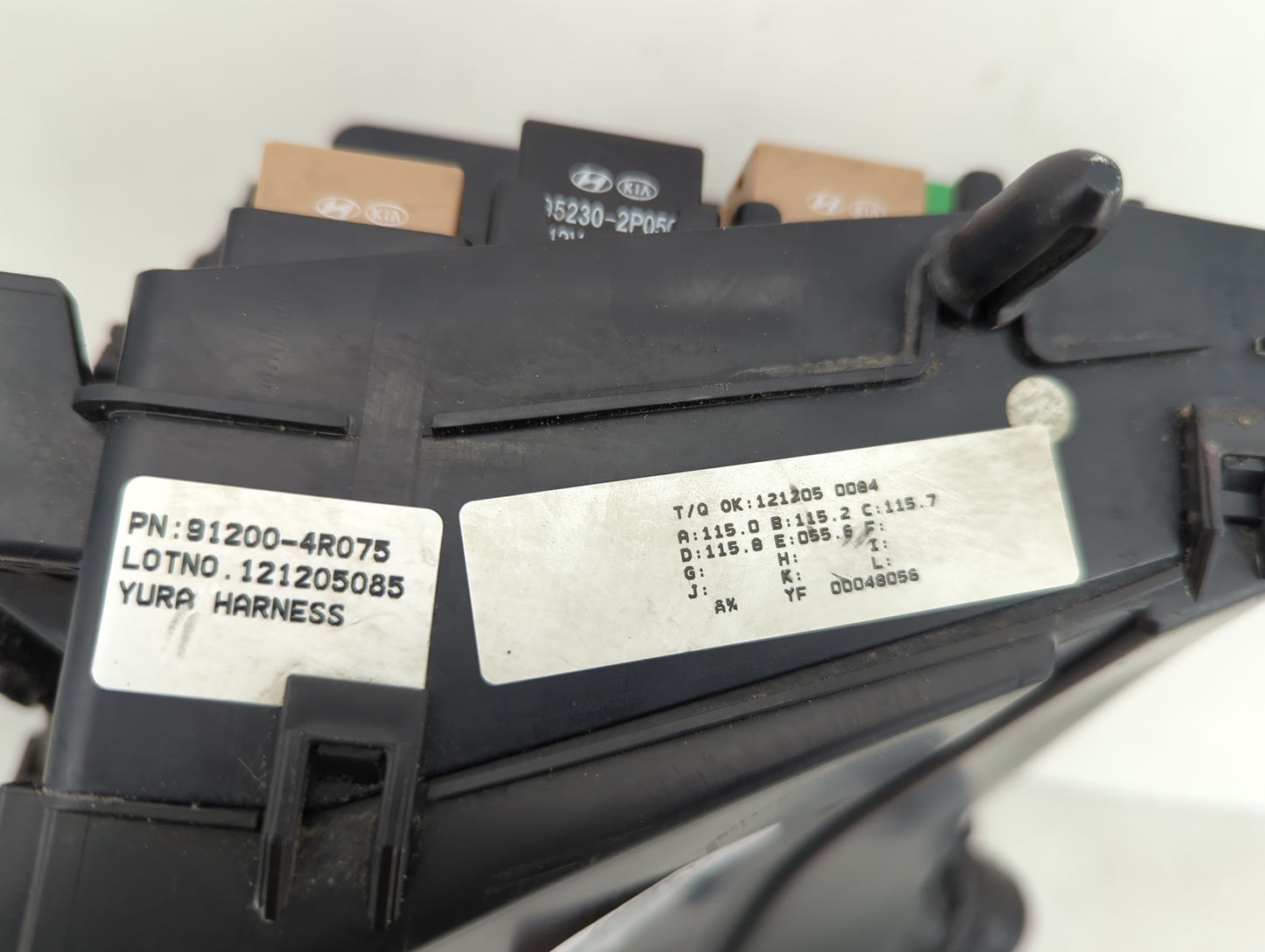 2011-2014 Hyundai Sonata Fusebox Fuse Box Panel Relay Module P/N:210157249 Fits Fits 2011 2012 2013 2014 OEM Used Auto Parts