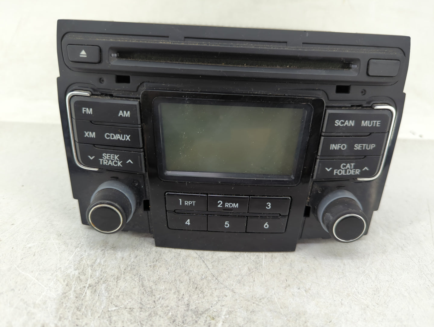 2011 Hyundai Sonata Radio AM FM Cd Player Receiver Replacement P/N:96180-3Q0014X Fits OEM Used Auto Parts - Oemusedautoparts