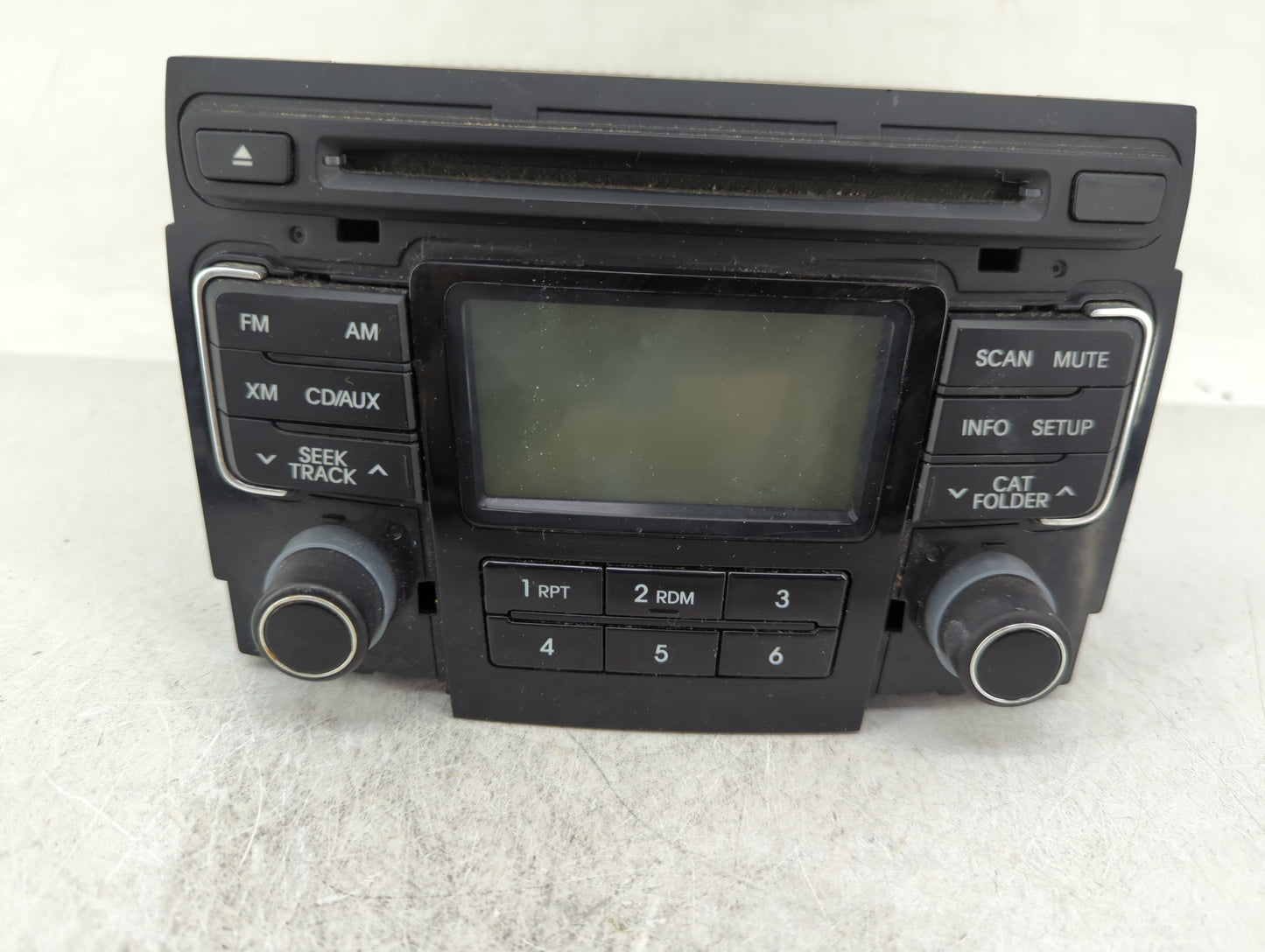 2011 Hyundai Sonata Radio AM FM Cd Player Receiver Replacement P/N:96180-3Q0014X Fits OEM Used Auto Parts - Oemusedautoparts