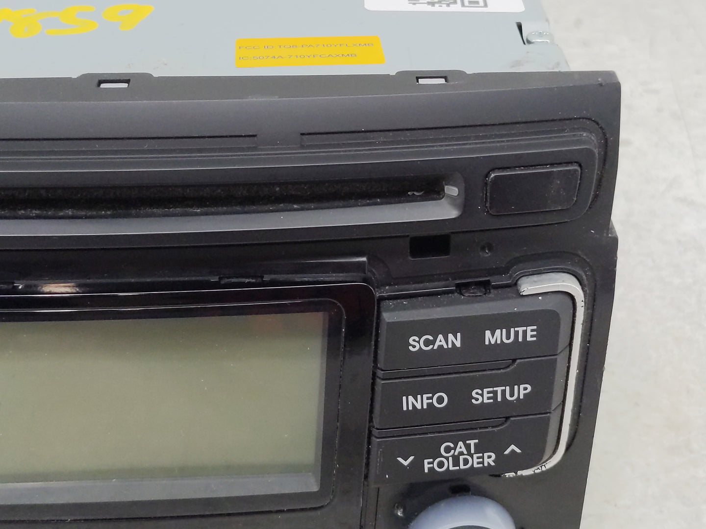 2011 Hyundai Sonata Radio AM FM Cd Player Receiver Replacement P/N:96180-3Q000 Fits OEM Used Auto Parts - Oemusedautoparts1.