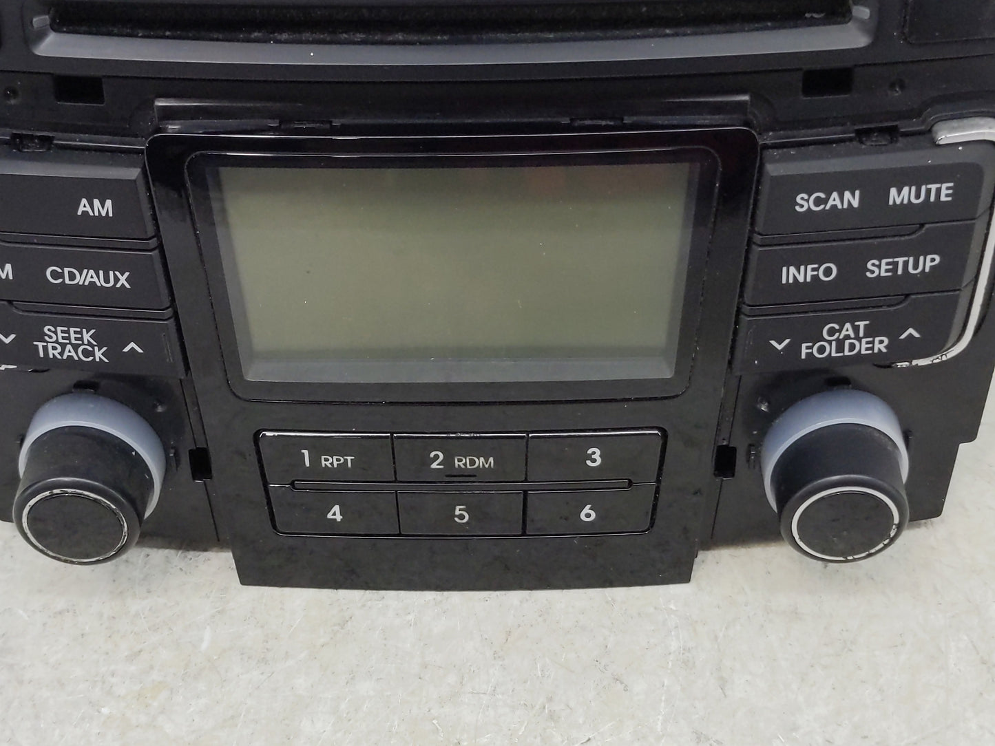 2011 Hyundai Sonata Radio AM FM Cd Player Receiver Replacement P/N:96180-3Q000 Fits OEM Used Auto Parts - Oemusedautoparts1.
