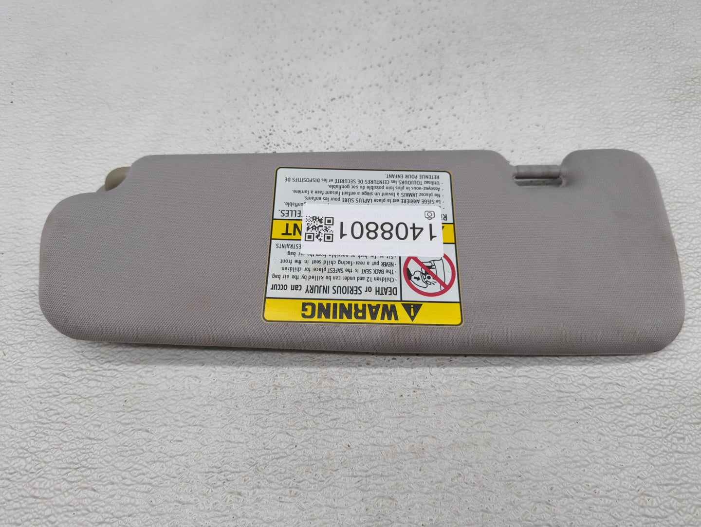 2011-2014 Hyundai Sonata Sun Visor Shade Replacement Passenger Right Mirror Fits Fits 2011 2012 2013 2014 OEM Used Auto Part