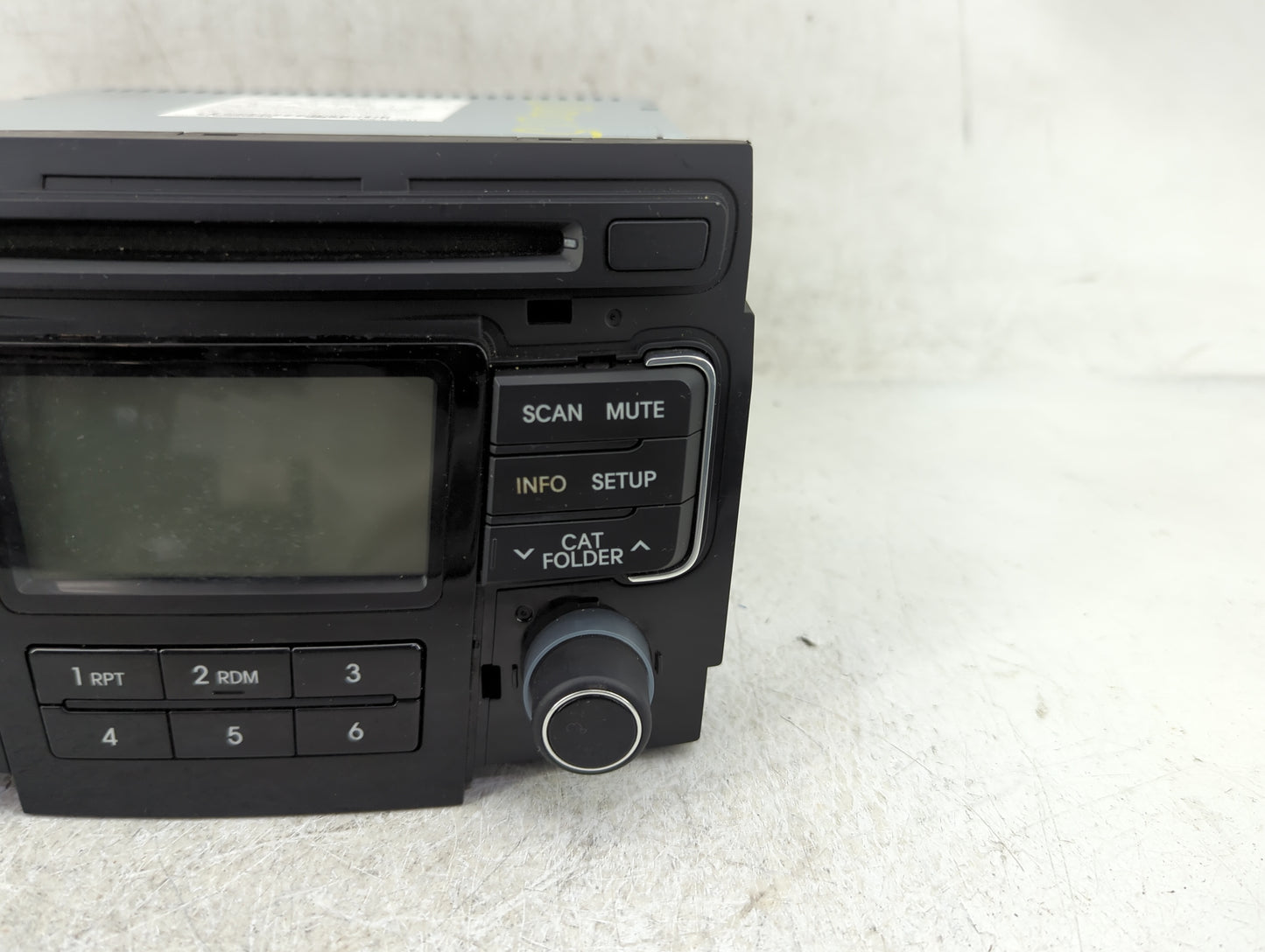 2011 Hyundai Sonata Radio AM FM Cd Player Receiver Replacement P/N:96180-3Q0014X Fits Fits 2009 2010 OEM Used Auto Parts - O