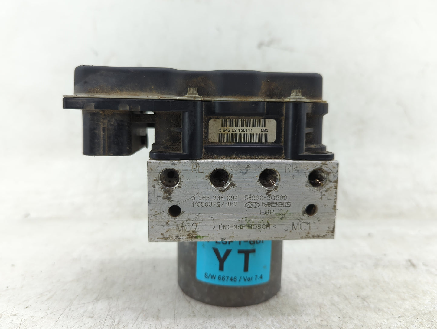 2011-2013 Hyundai Sonata ABS Pump Control Module Replacement P/N:58920-3Q500 Fits Fits 2011 2012 2013 OEM Used Auto Parts - 
