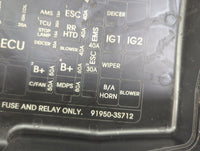 2011-2014 Hyundai Sonata Fusebox Fuse Box Panel Relay Module P/N:91950-3S712 91950-3S710 Fits Fits 2011 2012 2013 2014 OEM U