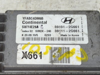 2011 Hyundai Sonata PCM Engine Control Computer ECU ECM PCU OEM P/N:39101-2G661 39111-2G661, 5WY4E26A, YFABC4DM6B, SIM2K-240