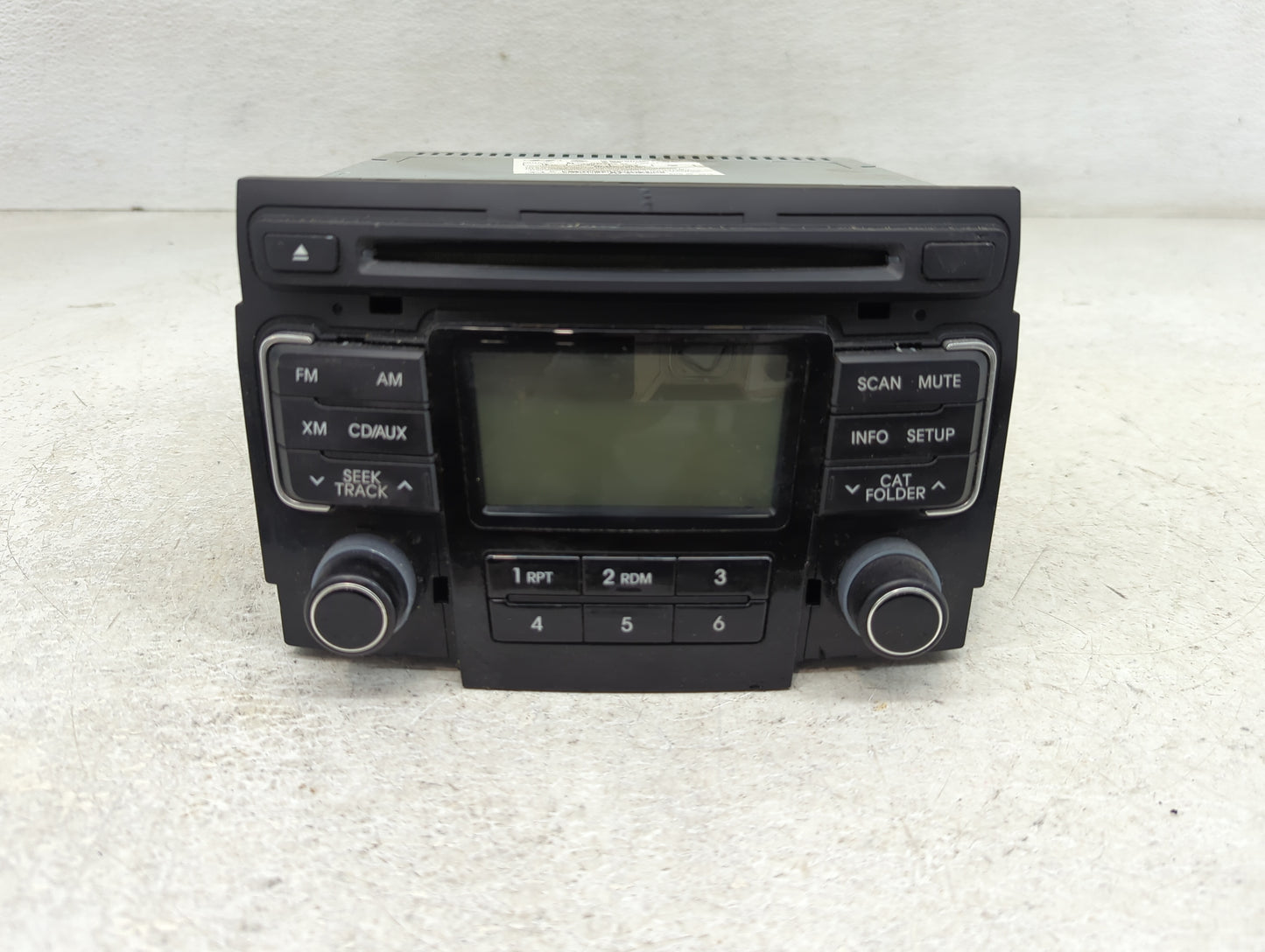 2011 Hyundai Sonata Radio AM FM Cd Player Receiver Replacement P/N:96180-3Q000 Fits OEM Used Auto Parts - Oemusedautoparts1.