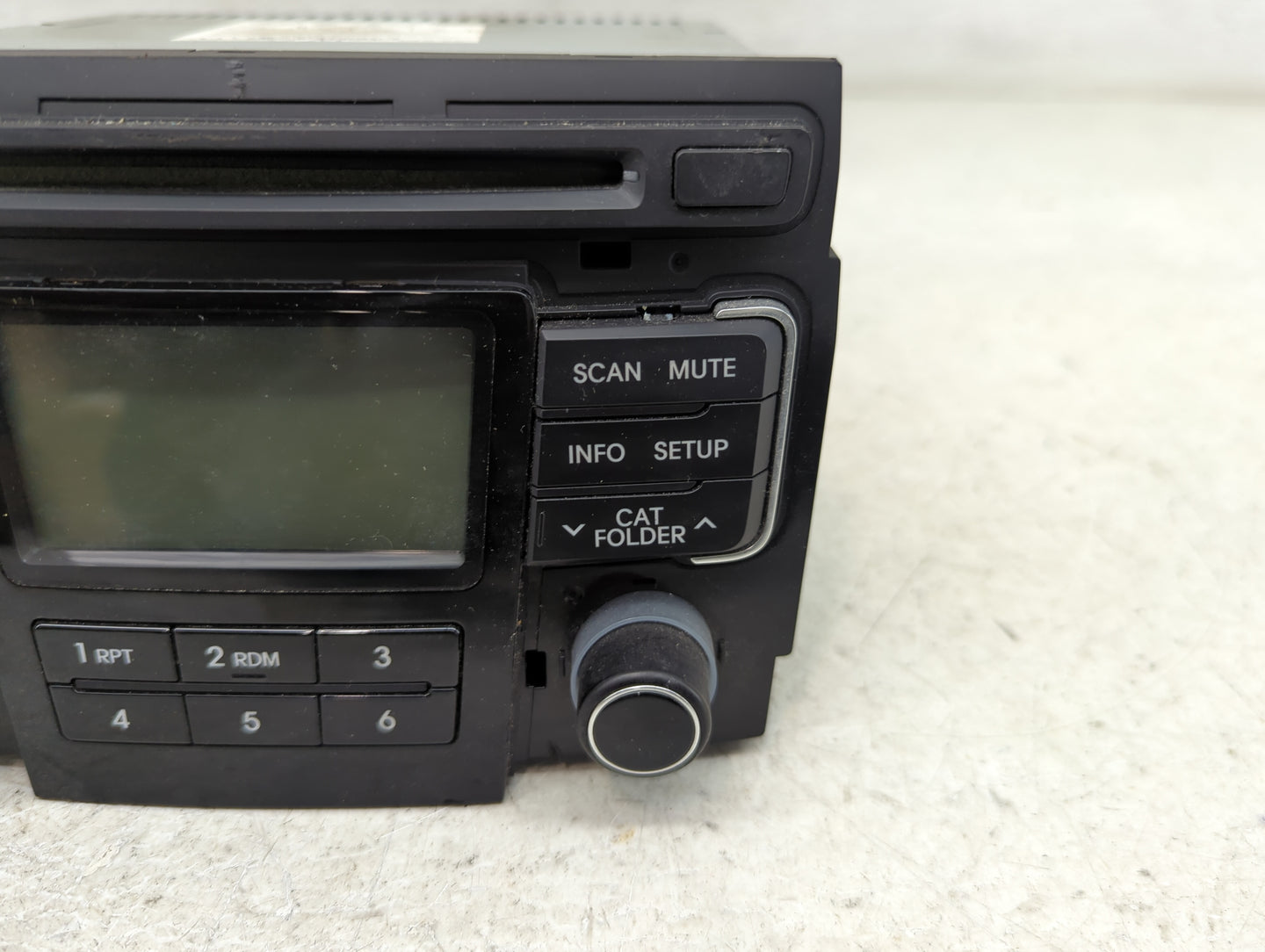 2011 Hyundai Sonata Radio AM FM Cd Player Receiver Replacement P/N:96180-3Q000 Fits OEM Used Auto Parts - Oemusedautoparts1.