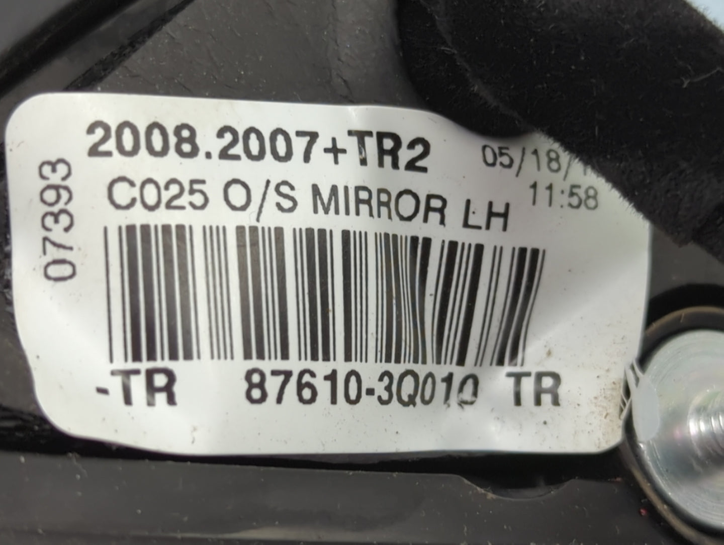 2011-2014 Hyundai Sonata Driver Side View Mirror - Left Door Mirror OEM Used - Oemusedautoparts1.com