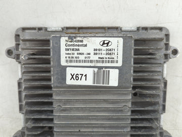 2011-2014 Hyundai Sonata PCM Engine Control Computer ECU ECM PCU OEM P/N:391112G671 Fits Fits 2011 2012 2013 2014 OEM Used Auto Parts