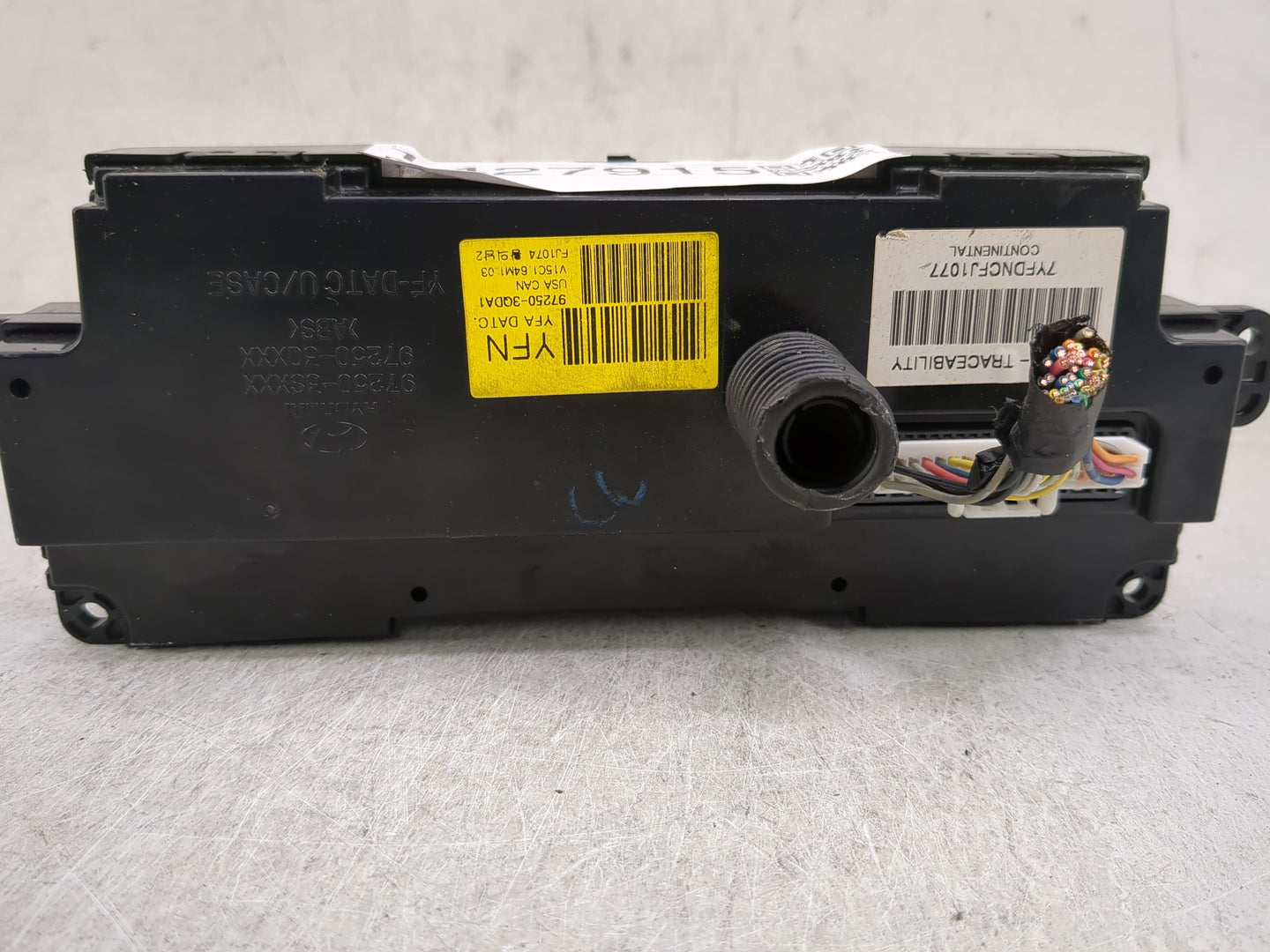 2011-2013 Hyundai Sonata Climate Control Module Temperature AC/Heater Replacement Fits Fits 2011 2012 2013 OEM Used Auto Par