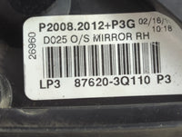 2011-2014 Hyundai Sonata Passenger Side View Mirror - Right Door Mirror OEM Used - Oemusedautoparts1.com