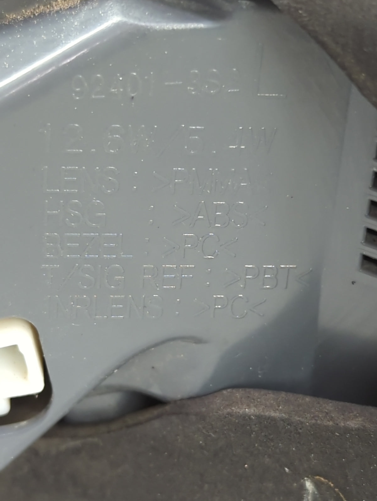 2011-2014 Hyundai Sonata Tail Light Assembly Driver Left OEM P/N:92401-3S Fits Fits 2011 2012 2013 2014 OEM Used Auto Parts 