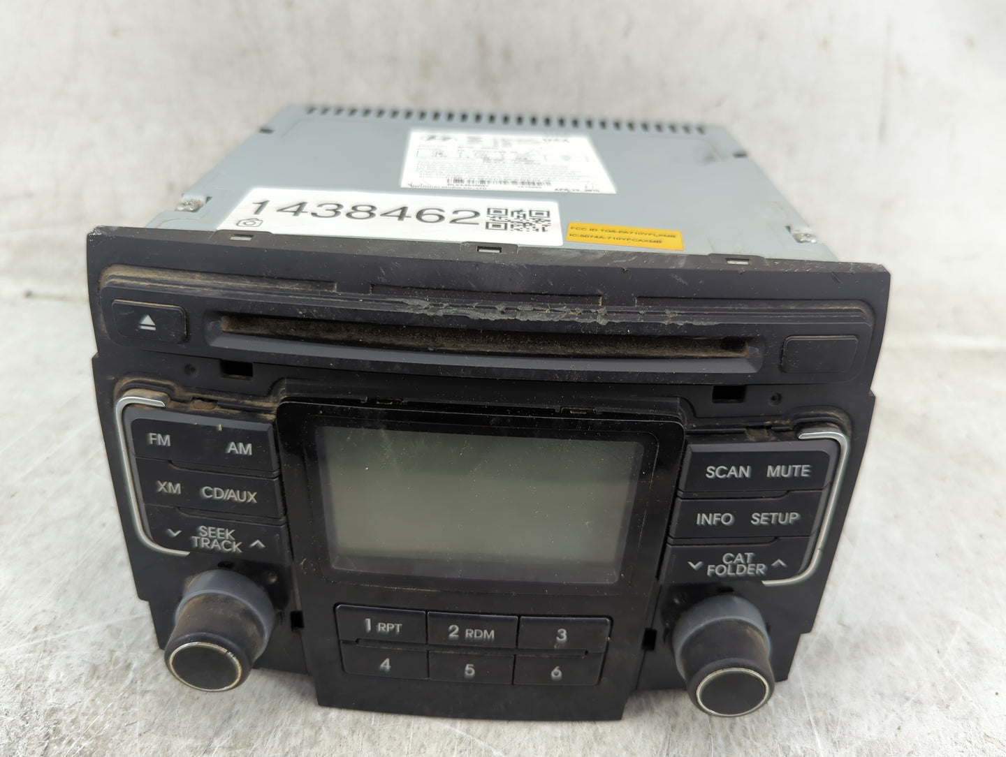 2011 Hyundai Sonata Radio AM FM Cd Player Receiver Replacement P/N:96180-3D000 PA-710YFLXMB, 9G3N62CE, 961803D000XX1 Fits OE
