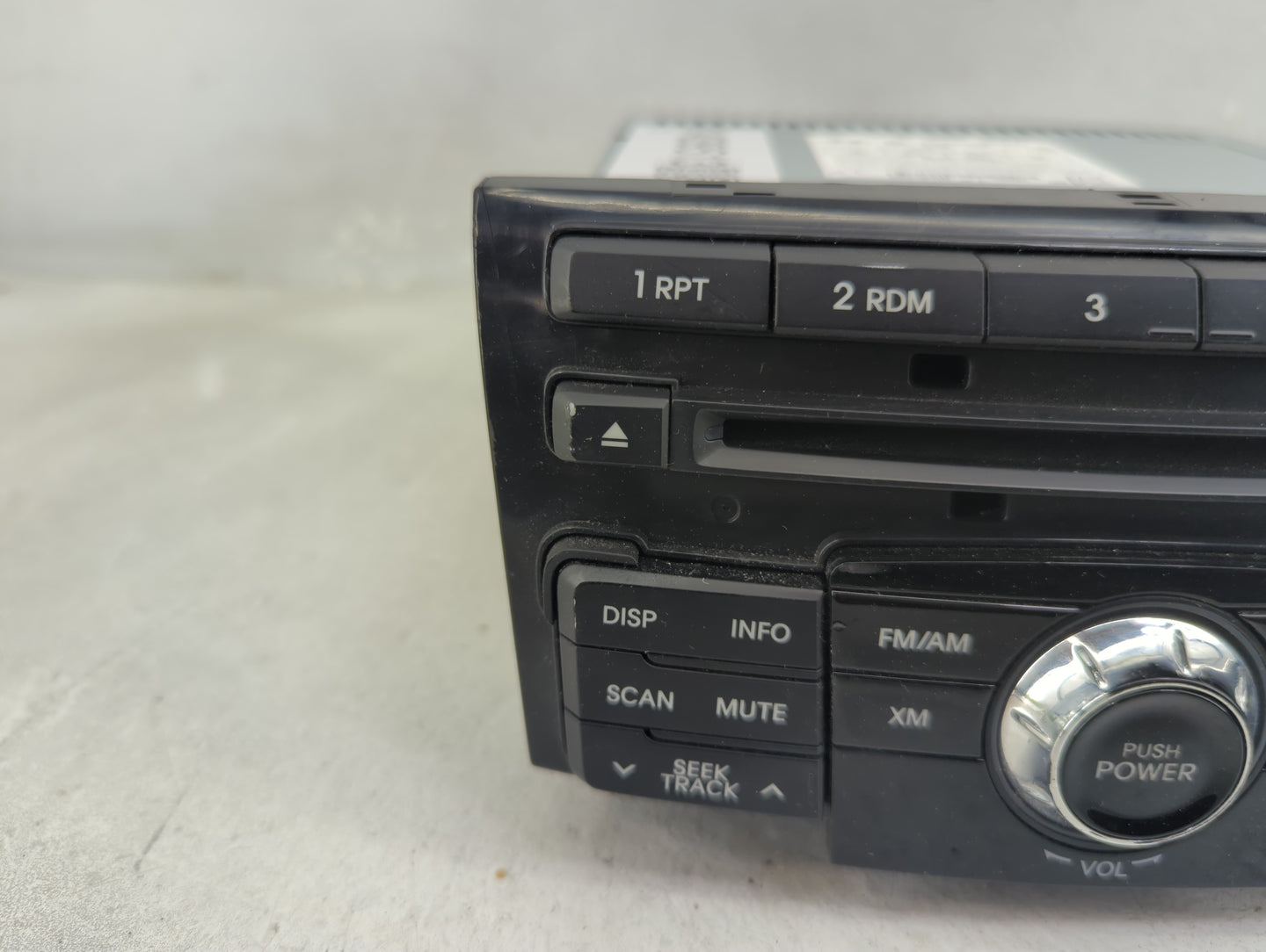 2011 Hyundai Sonata Radio AM FM Cd Player Receiver Replacement P/N:96190-3Q000 Fits OEM Used Auto Parts - Oemusedautoparts1.
