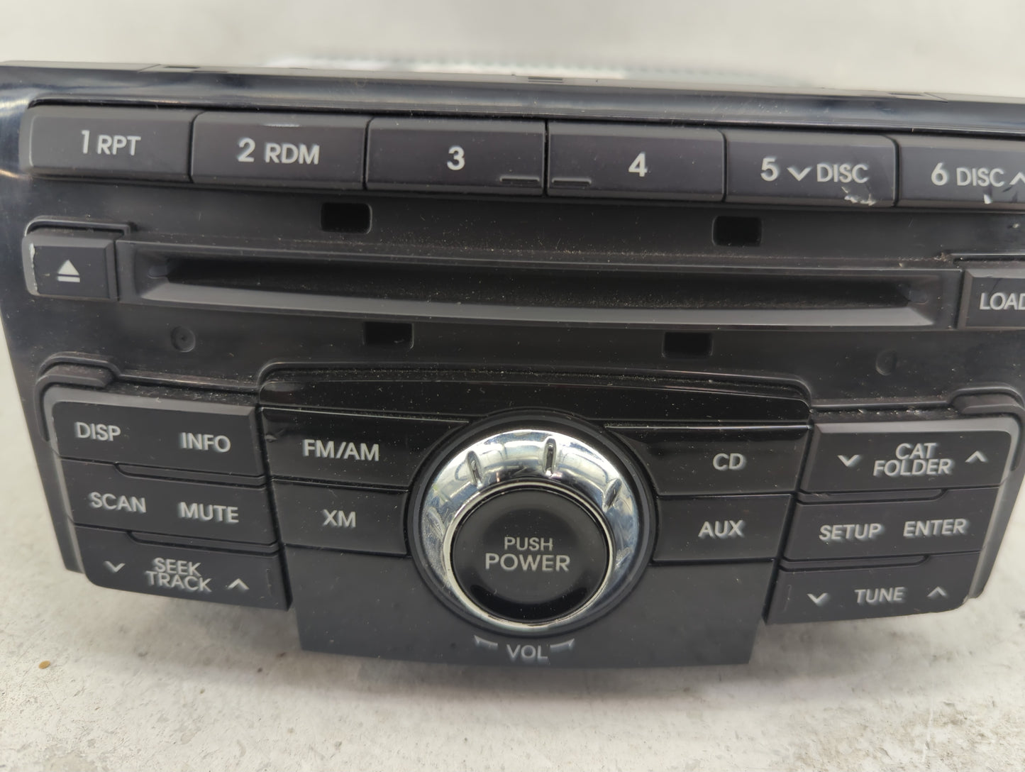 2011 Hyundai Sonata Radio AM FM Cd Player Receiver Replacement P/N:96190-3Q000 Fits OEM Used Auto Parts - Oemusedautoparts1.