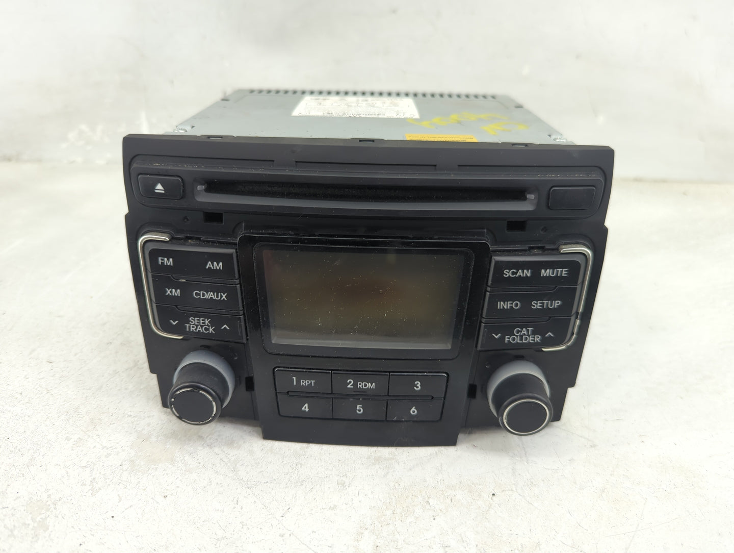 2011 Hyundai Sonata Radio AM FM Cd Player Receiver Replacement P/N:96180-3Q000 PA-710YFLXMB, 961803Q000XX1 Fits OEM Used Aut