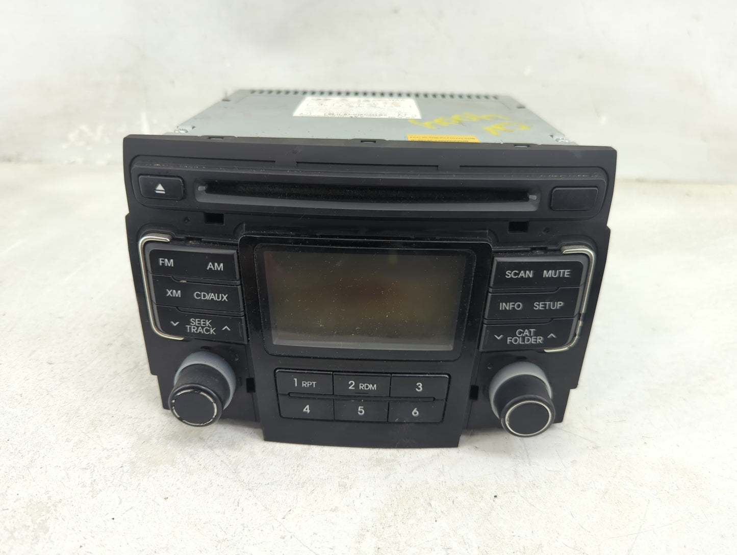 2011 Hyundai Sonata Radio AM FM Cd Player Receiver Replacement P/N:96180-3Q000 PA-710YFLXMB, 961803Q000XX1 Fits OEM Used Aut