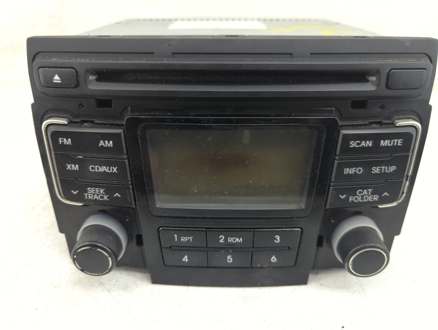 2011 Hyundai Sonata Radio AM FM Cd Player Receiver Replacement P/N:96180-3Q000 PA-710YFLXMB, 961803Q000XX1 Fits OEM Used Aut
