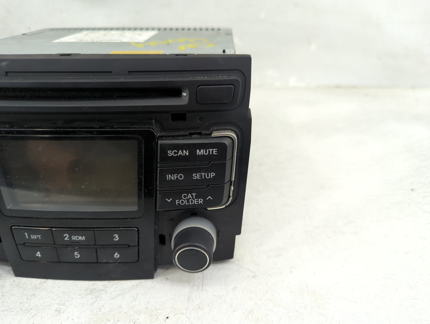 2011 Hyundai Sonata Radio AM FM Cd Player Receiver Replacement P/N:96180-3Q000 PA-710YFLXMB, 961803Q000XX1 Fits OEM Used Aut