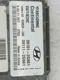 2011 Hyundai Sonata PCM Engine Control Computer ECU ECM PCU OEM P/N:39101-2G661 39111-2G661, 5WY4E26C, YFABC4DM6C, SIM2K-240