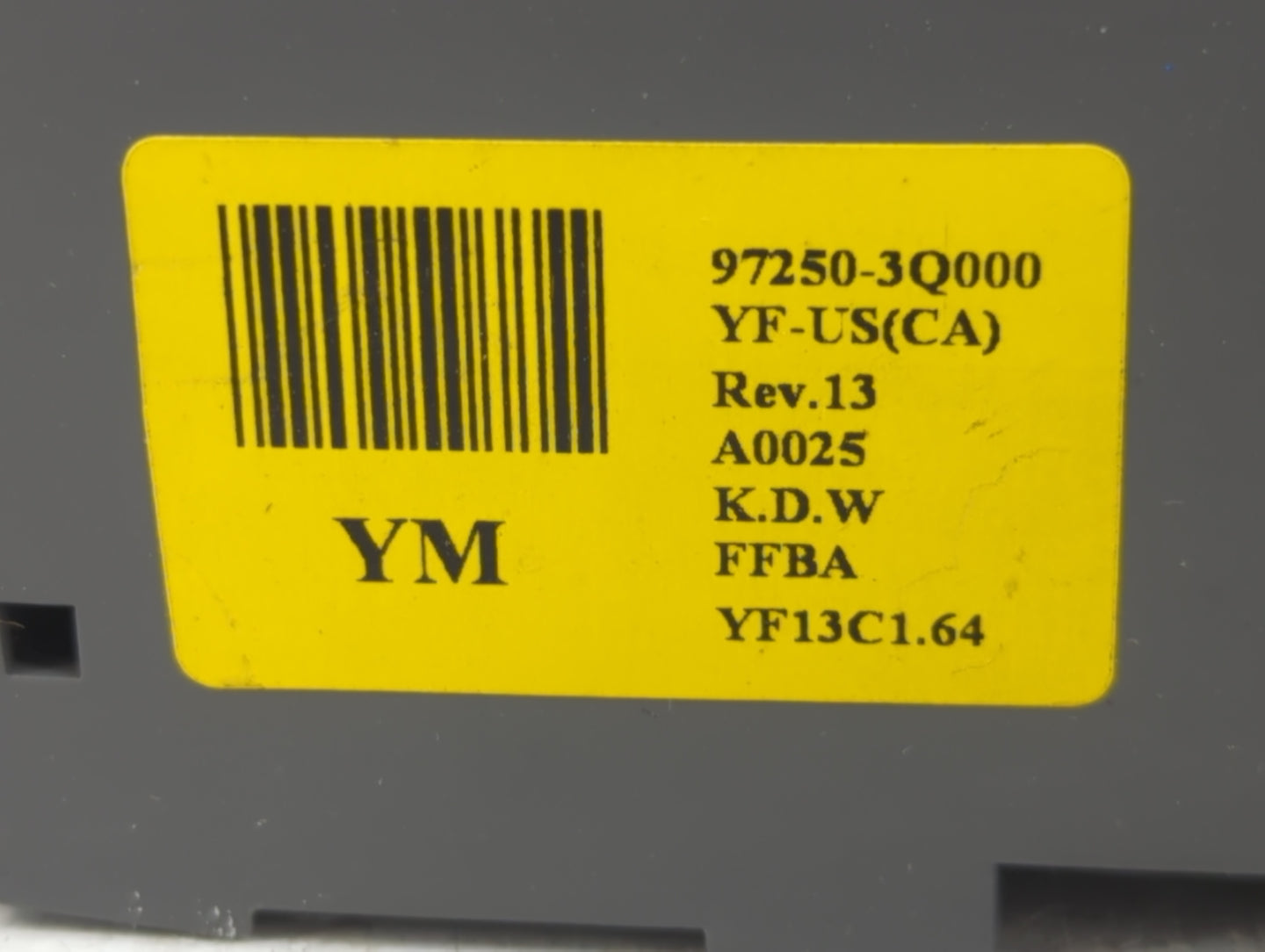 2011 Hyundai Sonata Climate Control Module Temperature AC/Heater Replacement P/N:97250-3Q000 Fits OEM Used Auto Parts - Oemu